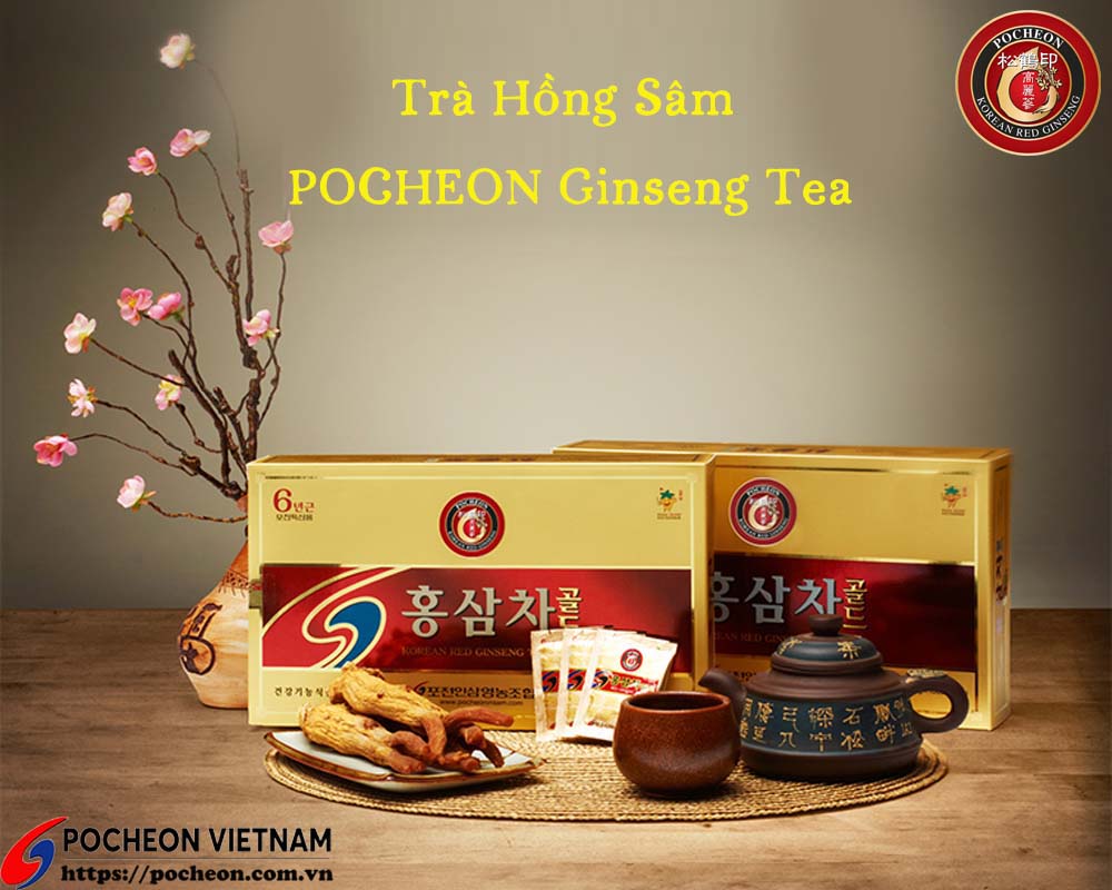 Trà hồng sâm POCHEON Korean Red Ginseng Tea
