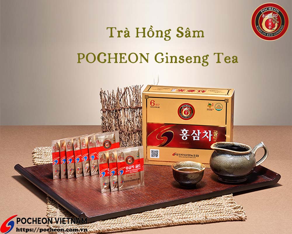 Trà hồng sâm POCHEON Korean Red Ginseng Tea