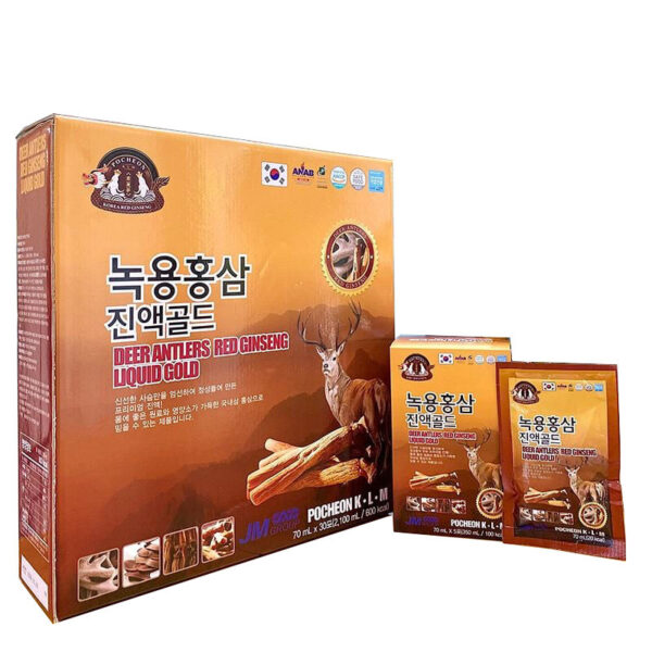 Nước hồng sâm nhung hươu GOLD Pocheon KLM