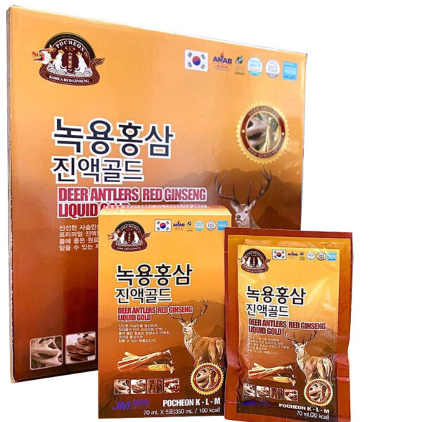 Nước hồng sâm nhung hươu GOLD Pocheon KLM